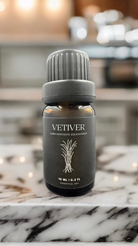 Vetiver Pure Essential Oil - Essential Zen